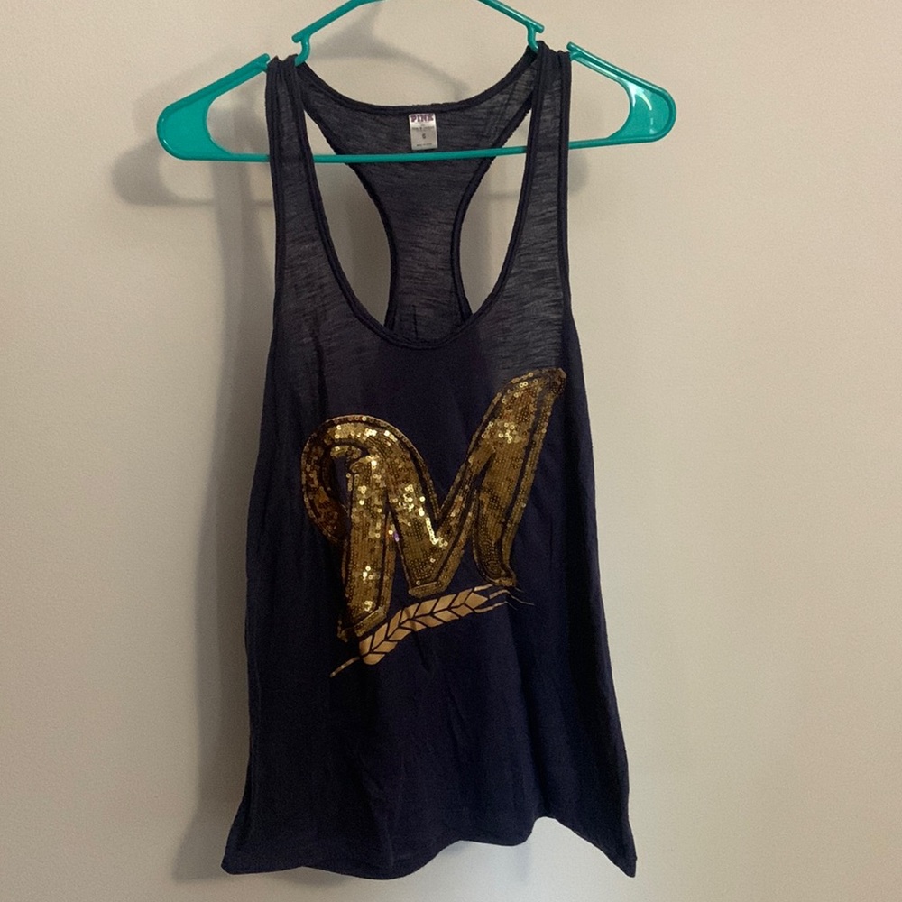 PINK Milwaukee Brewer tank top